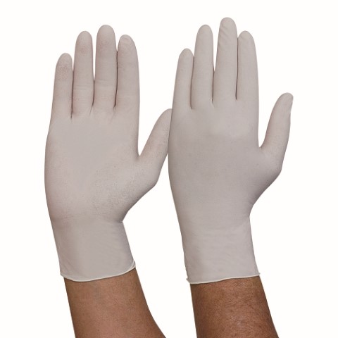 GLOVE DISPOSABLE LATEX - BOX OF 100 PIECES - LGE 